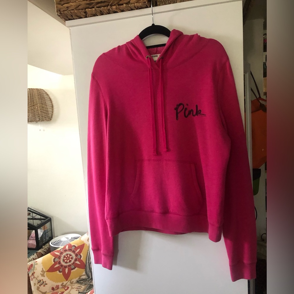 Victoria’s Secret PINK hoodie sweatshirt. Size large. - Picture 2 of 5